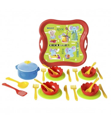 W ZESTAW OBIADOWY DUŻY 25el.