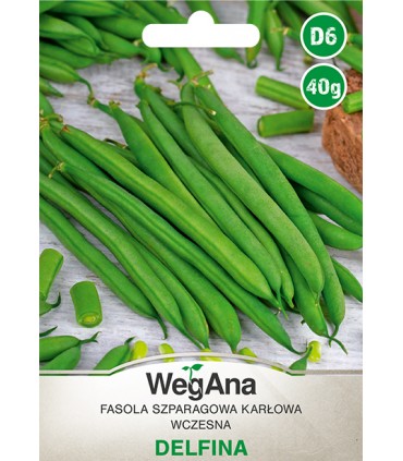 W FASOLA SZPARAG. ZIELONA DELFINA 40g /D6/