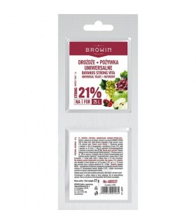 BIN DROŻDŻE BAYANUS + POŻYWKA UNIWERS. 21% 17g