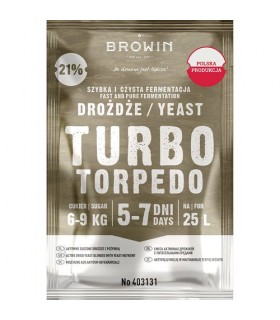 BIN DROŻDŻE GORZEL. TURBO TORPEDO 5-7dni 100g
