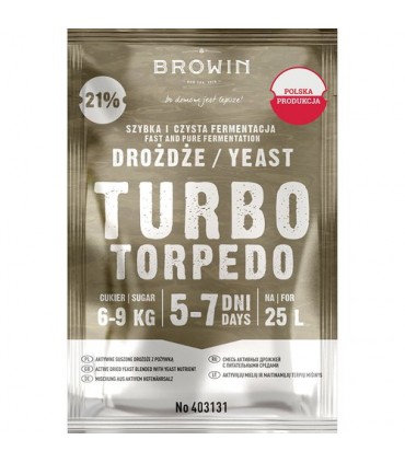 BIN DROŻDŻE GORZEL. TURBO TORPEDO 5-7dni 100g