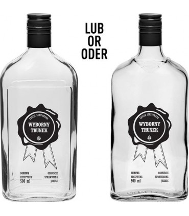 BIN BUTELKA PIERSIÓWKA 0,5L WYBORNY TRUNEK 1szt.