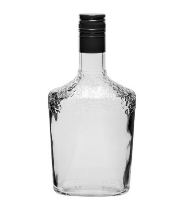 BIN - BUTELKA SAFARI + ZAKRĘTKA  BIAŁA 500ml 1szt.