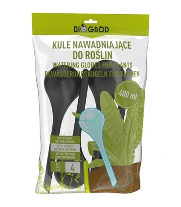 BIN KULE NAWADNIAJĄCE CZARNE 400ml, 4szt.