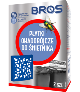 BROS I - PŁYTKI OWADOB. DO ŚMIETNIKÓW 2szt.