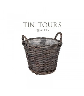 TT - KOSZ Z UCHW. OKRĄGŁY CZARNY HC170043.C.S