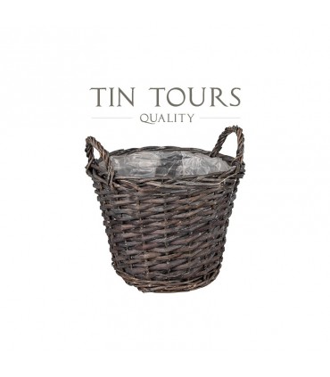 TT - KOSZ Z UCHW. OKRĄGŁY CZARNY HC170043.C.S