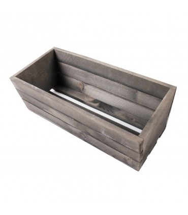 TT - SKRZYNKA DREWN. SZARA 40cm