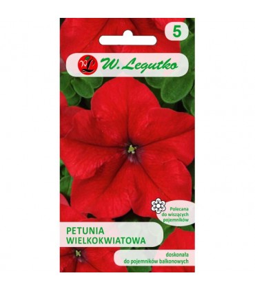L - PETUNIA WIELK. CZERWONA 0,01g /5/