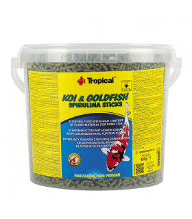 TROPICAL POND KOI&GOLDFISH SPIRULINA STIC.5L/430g