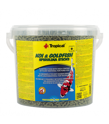 TROPICAL POND KOI&GOLDFISH SPIRULINA STIC.5L/430g