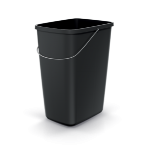 PST KOSZ NA ŚMIEI COMPACTA Q basic 12U czarny rec.