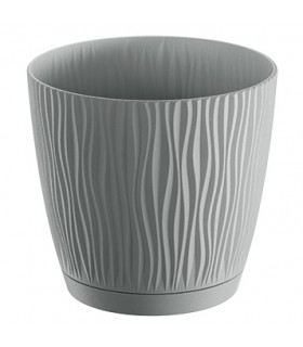 PST Doniczka SANDY P 290 szary kamienny