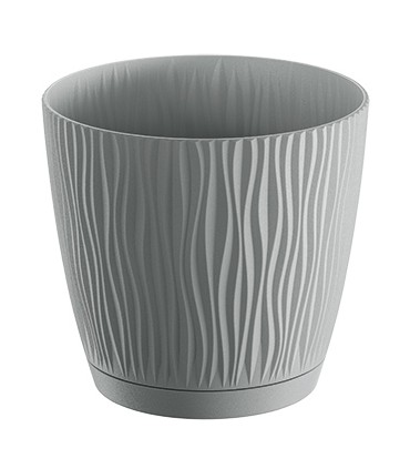 PST Doniczka SANDY P 290 szary kamienny