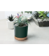 PST Doniczka TUBO PM 180 zielona pinia