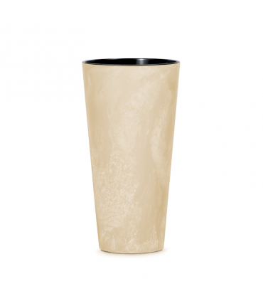 PST Doniczka Tubus Slim Beton Effect 300 krem