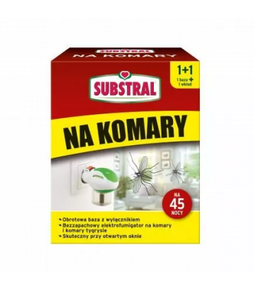 SUBSTRAL ELEKTROFUMIGATOR NA KOMARY 1szt.