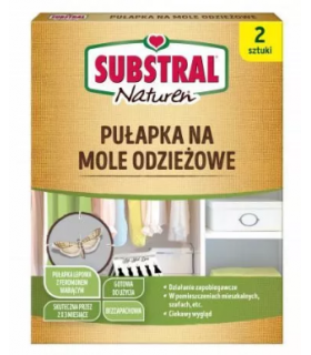 SUBSTRAL NATUREN PUŁAPKA NA MOLE ODZIEŻOWE 2szt