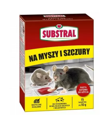 SUBSTRAL PASTA NA MYSZY I SZCZURY 150g