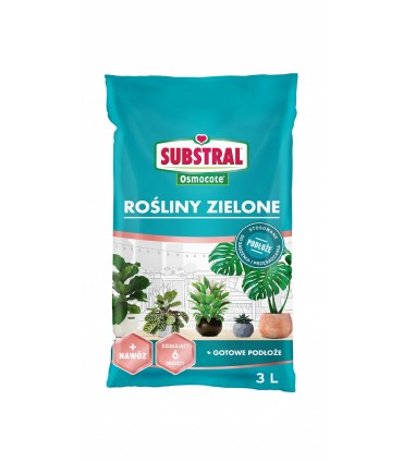 SUBSTRAL S&S podłoże rośliny zielone 3l