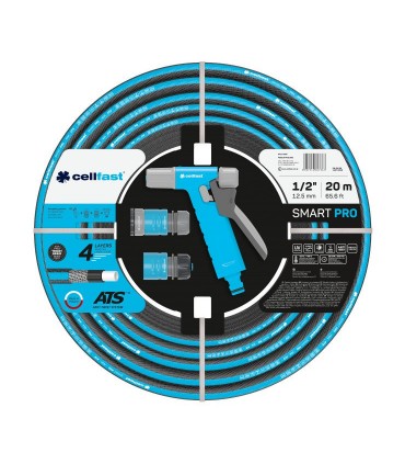 WĄŻ SMART PRO ATS 4 warstwy 1/2" 20m ZESTAW 
