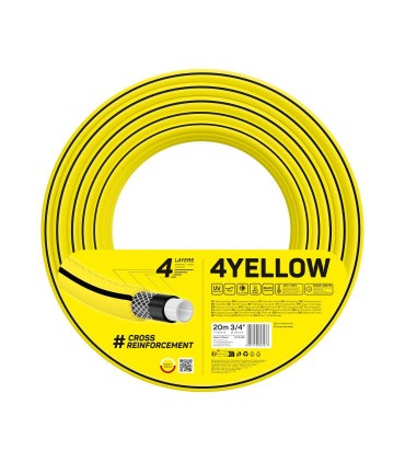 WĄŻ 4YELLOW 4 warstwy 3/4" 20m