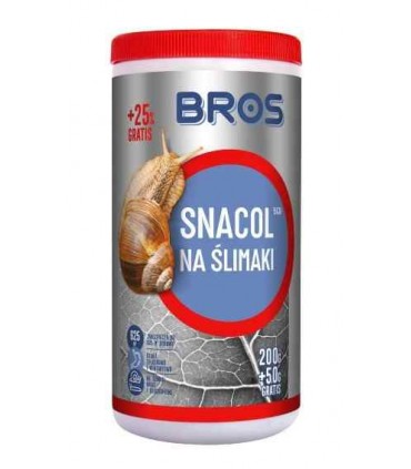 BROS SOR -  SNACOL NA  ŚLIMAKI 3GB 200g+50g gratis