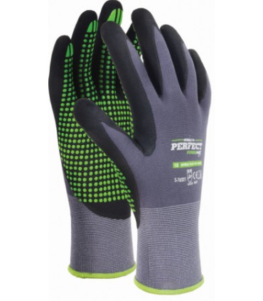 RĘKAWICE NYL. NITRILE FLEX PVC DOTS 7" S-76316