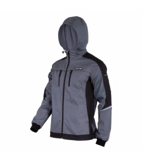 LAHTI BLUZA SLIM-FIT SZARO-CZARNA L