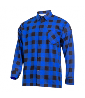 LAHTI KOSZULA FLAN. KRATA NIEBIESKA 170G/M2 S