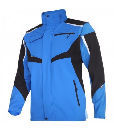 LAHTI KURTKA SOFTSHELL z KAPTUREM NIEB/CZAR XL