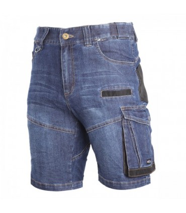 LAHTI SPODENKI KRÓTKIE JEANS NIEB. STRETCH L