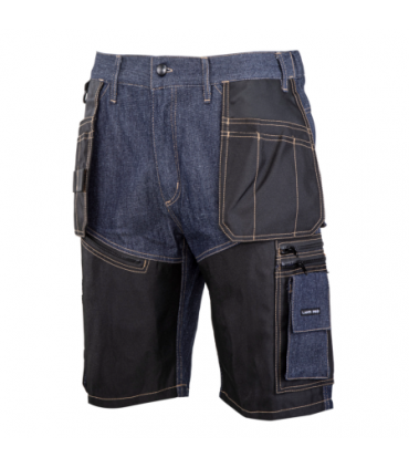 LAHTI SPODENKI KRÓTKIE JEANS NIEB. WZMOC. L