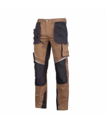 LAHTI SPODNIE BRĄZ-CZARNE M