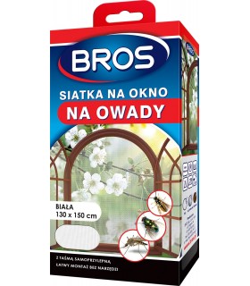 BROS M - SIATKA NA OKNO 130x150 BIAŁA