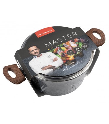 GARNEK ALUMINIOWY MASTER Z/P 24cm 4,1L MG