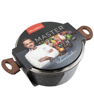 GARNEK ALUMINIOWY MASTER Z/P 28cm 6,1L MG