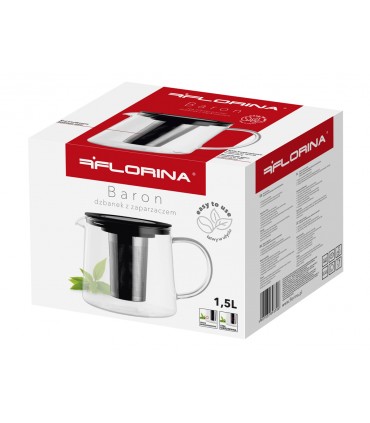DZBANEK BARON 1,5L Z ZAPARZACZEM