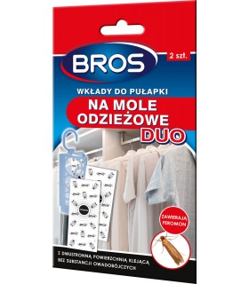 BROS MO - WKŁAD NA MOLE ODZIEŻOWE DUO + 2 szt.