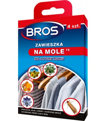 BROS MO - ZAWIESZKI NA MOLE 4 PORY ROKU 4szt.