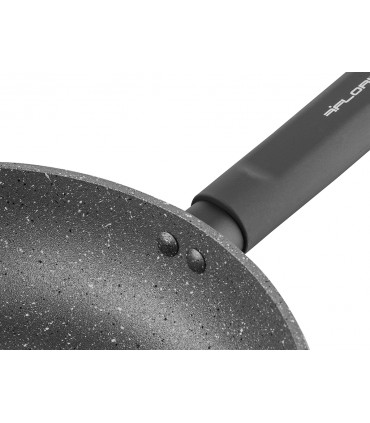 PATELNIA LAVA STONE GŁĘBOKA 28cm SZARY