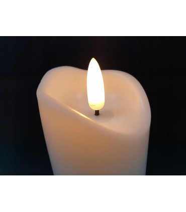 CORTINA ŚWIECA EL. 1/20/WAX biała (h12,5x5) z bat