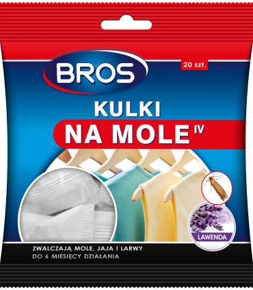 BROS MO - KULKI NA MOLE LAWENDOWE 20szt.