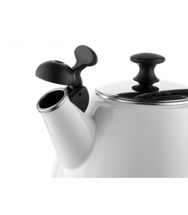 CZAJNIK EMALIOWANY GŁADKI APERTO 2,2L BIAŁY