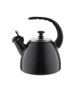 CZAJNIK EMALIOWANY GŁADKI APERTO 2,2L CZARNY