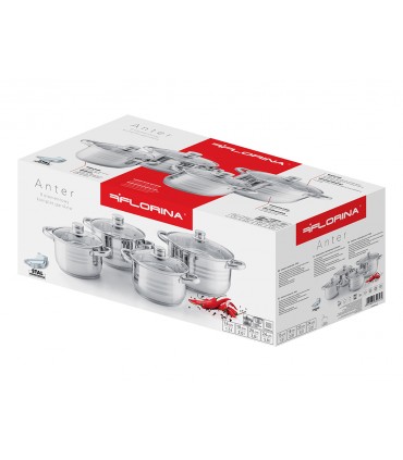 GARNKI NIERDZEWNE ANTER 3 PASKI KPL. 8el