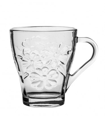 KUBEK DAISY SZKLANY KWIATY 250ml