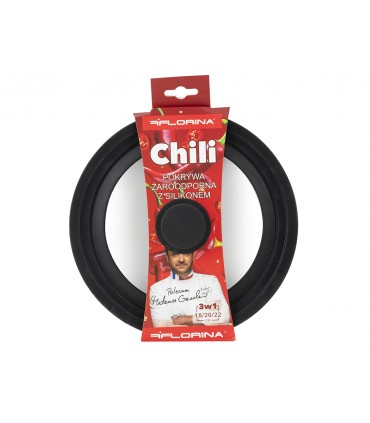 POKRYWKA SILIKONOWA CHILI 18/20/22 cm MG