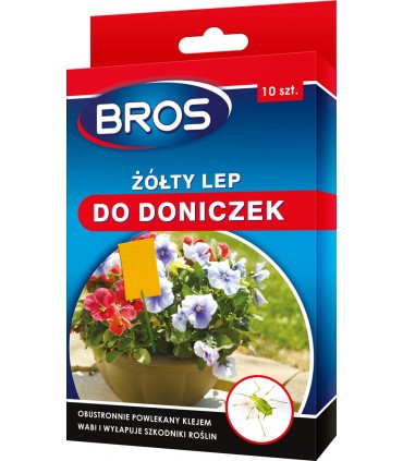 BROS I - LEP DO DONICZEK ŻÓŁTY 10szt.