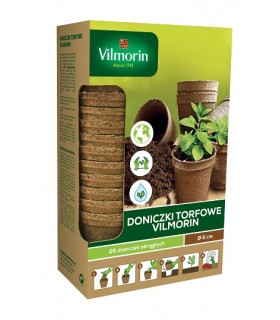 JIFFY DON. OKRĄGŁA TORFOWA 6cm x 26szt.